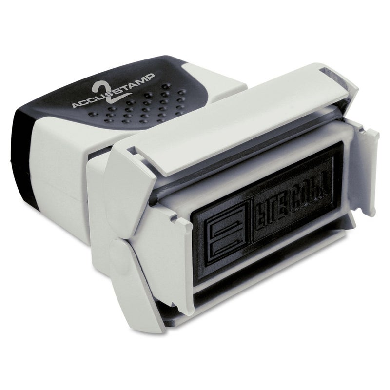 ACCUSTAMP2 035587 Pre-Inked Shutter Stamp, Red, Revised, 1 5/8 x 1/2 - Image 4